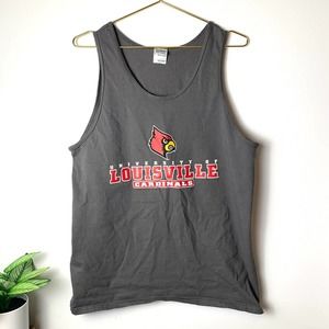 Vtg. 2006 University of Louisville Cardinals Tank Top - Sz L